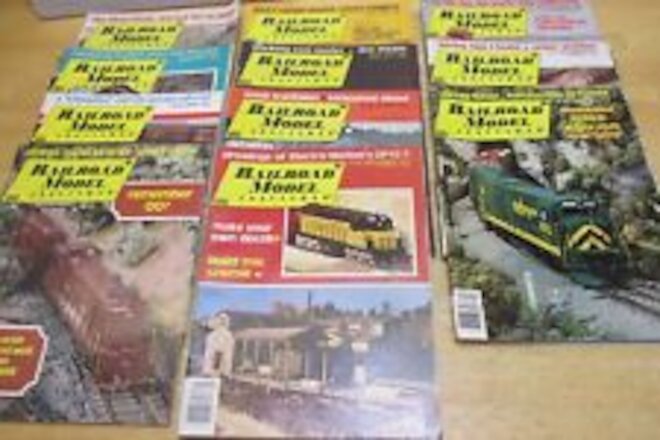 11 RAILROAD MODEL CRAFTSMAN FROM 1979
