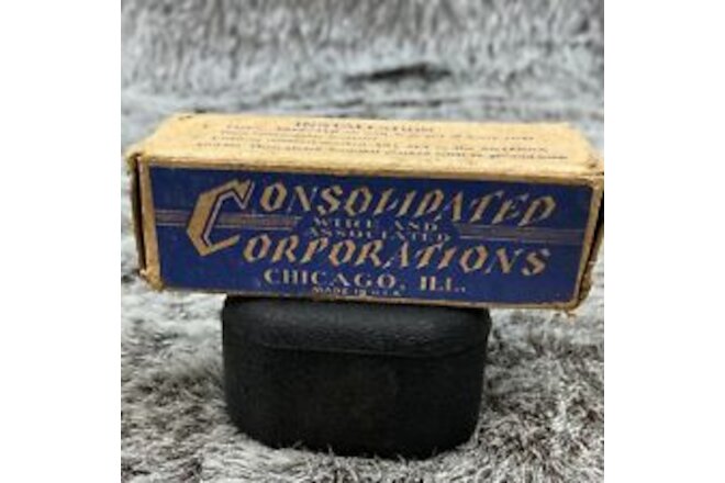 Consolidated Corporation Lighting Arrester 1610 Brown Ceramic New  Original Box