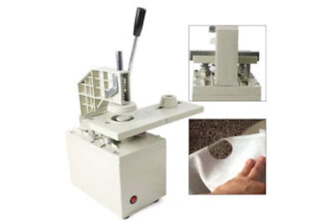 300W Curtain Punch Electric Curtain Eyelet Hole Punch Press Machine 40mm USA HOT