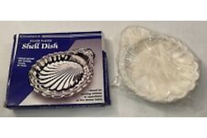 Chadwick Silver Plated Shell Dish (for Candy, Mints, Nuts, Appetizer), Open Box