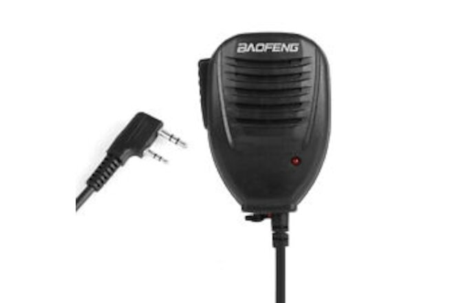 Hand Speaker Microphone PTT for Baofeng UV-5R UV-5RE Plus Walkie Talkie Speaker