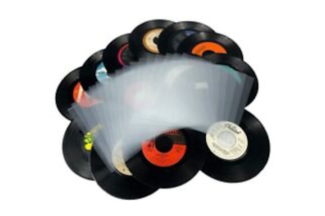 45 Rpm Vinyl Record Sleeves â€“ Premium High Clarity 3Mil Plastic Outer Cover...
