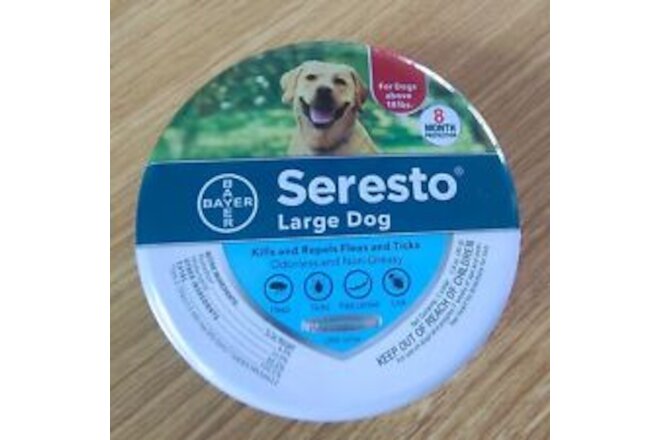 New Seresto³ Flea, Tick & Tick Collar for Large Dogs Protect your dog! 2024
