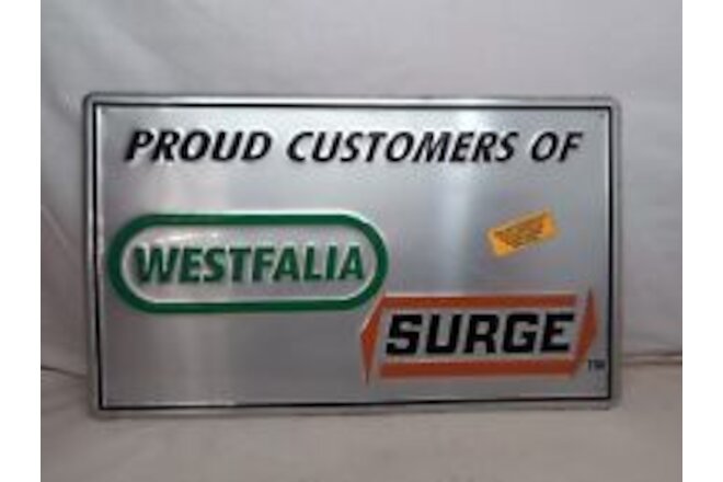 Surge Westfalia Milking Dairy Farm Sign 20" x 12"