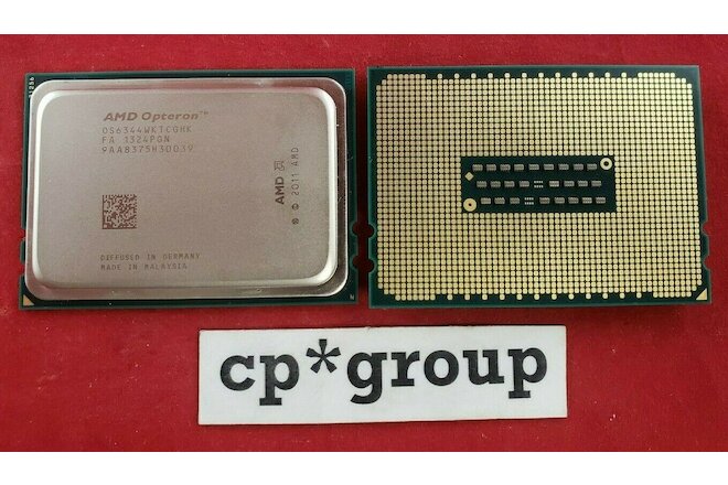 LOT OF 2 AMD Opteron 6344 2.6GHz 12-Core CPU Processor Socket G34 OS6344WKTCGHK