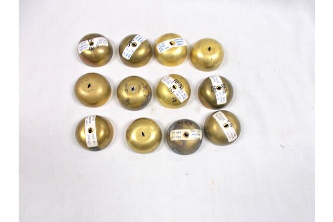 Twelve Old Brass Bells -  About 1 3/4” Diameter (some may be a bit smaller)