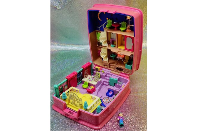 💕✨1994 Bluebird Polly Pocket Star Bright Dinner Party With Figure✨💕