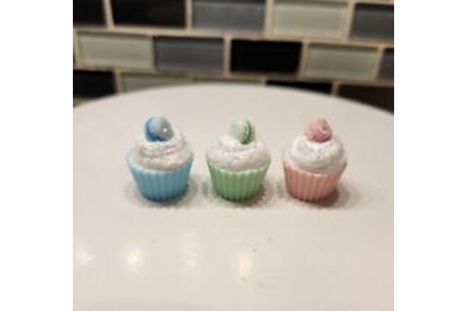 1/6 Scale Easter Macaron Cupcakes Barbie Miniature Accessories Mini Toy Food