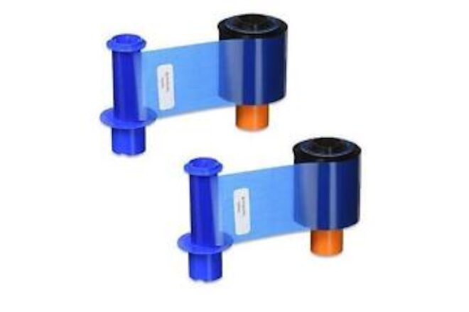 45200 YMCKO Color Ribbon for DTC4500 & DTC4500e Printers 500 Prints - 2 Pack