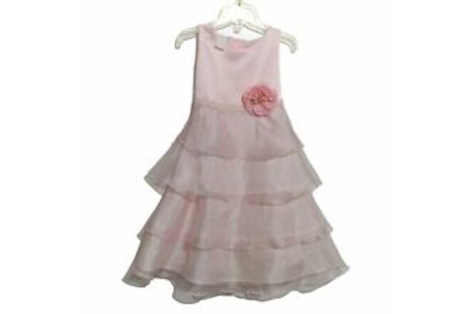 KSI Collection Closeout Flower Girl Wedding Pageant Pink Party Dress Midi 2T NWT