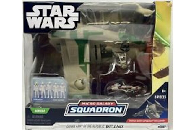 Star Wars Micro Galaxy Squadron Grand Army of the Republic Battle Pack *Damaged*