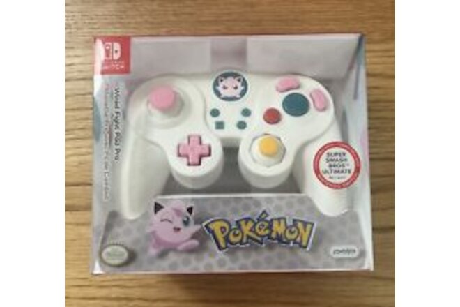 Nintendo Switch PDP Wired Fight Pro Pad Controller Pokemon Jigglypuff NEW RARE