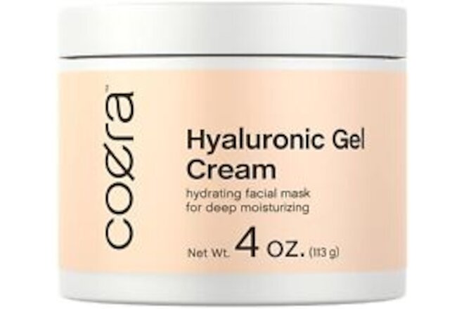 Hyaluronic Gel Cream | 4 oz | Hydrating Mask & Deep Moisturizer for Face | Pa...