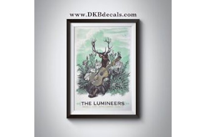 The Lumineers - 2013 Nate Duval Poster Reprint - Red Rocks - 8.5" x 11"
