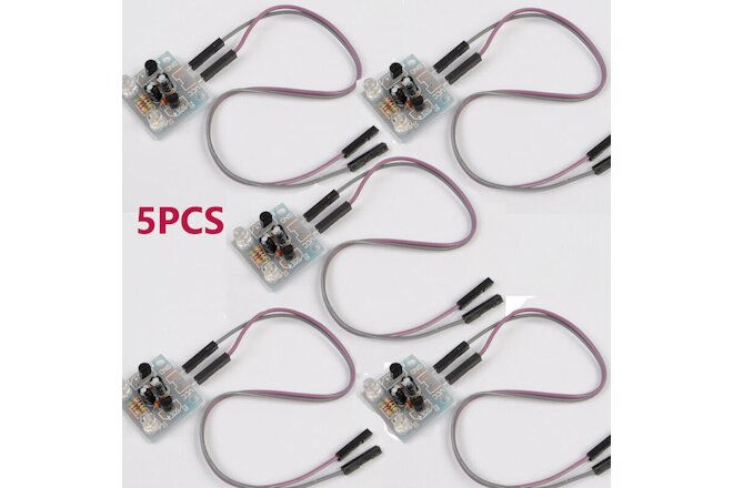 5 PACKS DIY Kit 5MM LED Simple Flash Light Simple flash Circuit Production Suite