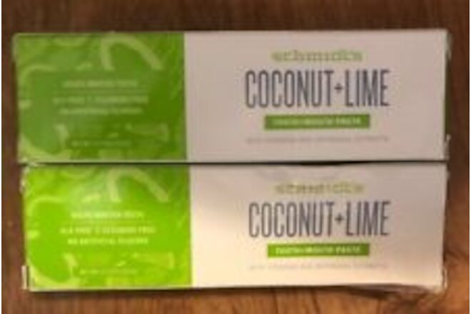 Schmidt's Coconut & Lime Toothpaste, 4.70 oz (2)