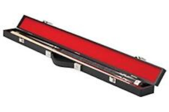 Deluxe Billiard/Pool Cue Hard Case, Holds 1 Complete 2-Piece Cue (1 Butt/1