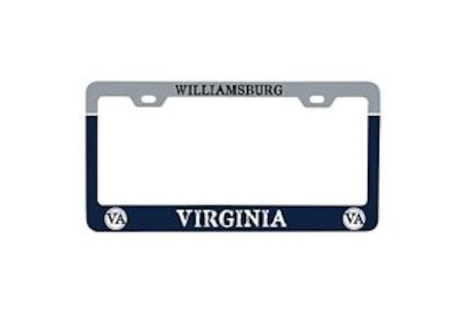 R And R Imports Williamsburg Virginia Historic Town Souvenir Metal License Plate