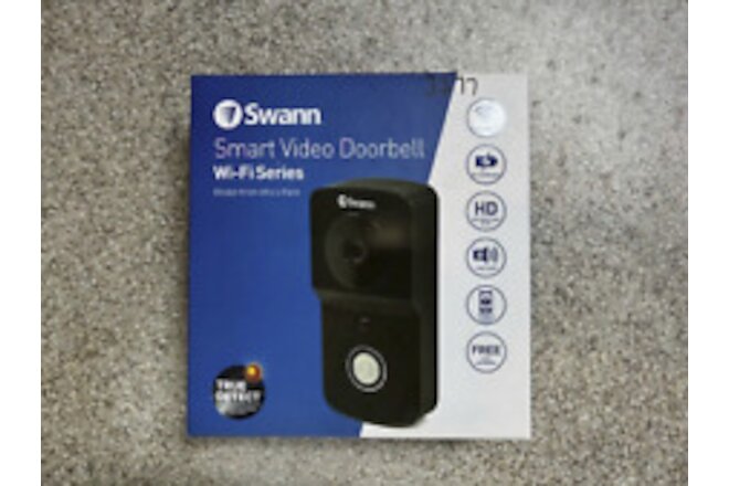 Swann Smart Video Doorbell Wi-Fi Series SWADS-WVDP720 Brand New - Free Shipping!