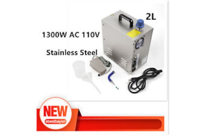 2L Jewelry Steam Cleaner Gold And Silver Jewelry Steam Cleaning Machine 1300W