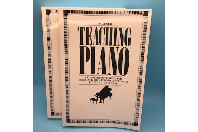 TWO BOOKS!!  Teaching Piano Volume 1 and 2  (k)