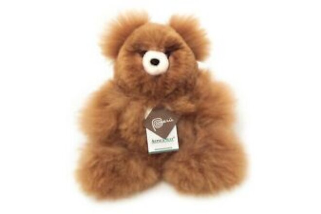 Realistic Soft and Cuddly Baby Alpaca Teddy Bear, Premium Stuffed Toy (9 inch...