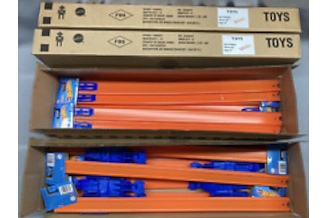 Hot Wheels Lot of 33, 24" Long Straight Track  2 pack, (132 ft Total), + 7 Loops