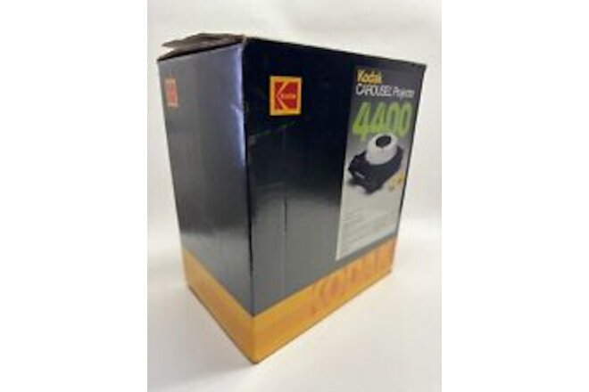 VINTAGE "RARE" NOS Kodak Carousel 4400 Slide Projector Remote, Lens & Manual
