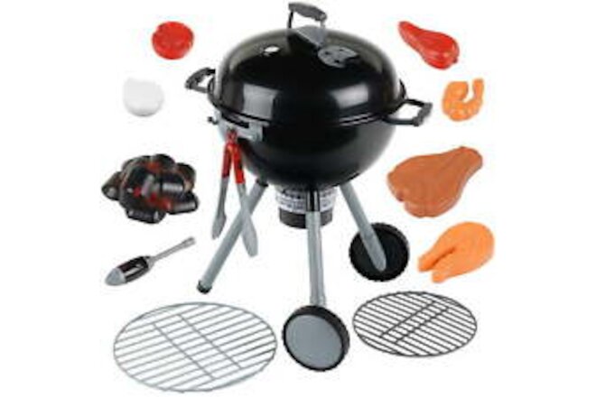 Pretend Play Weber Grill Cooking Set, Black//
