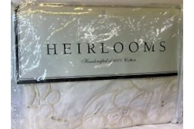 Heirlooms Handcrafted Battenberg Lace Round Ivory Tablecloth New