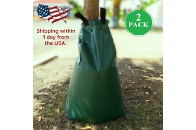2 Pack Tree Watering Bag 20 gallons, Slow Water Release,  Self Irrigation