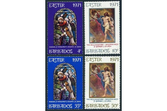 BARBADOS - 1971 - Easter 1971 - MNH Set of Four Stamps - Scott #353 to #356