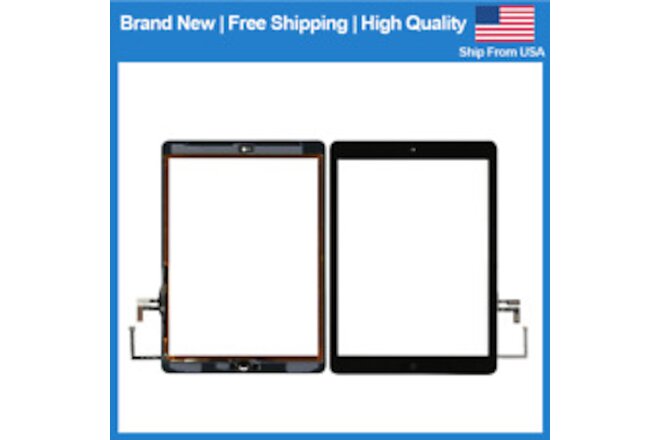 For iPad Air A1474 A1475 A1476 Home Button Touch Screen Glass Digitizer