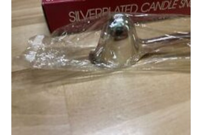 Silver Plated Candle Snuffer Rogers Towle NIB 10" Vintage 1983 Italy F8291 NOS