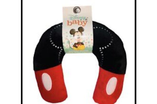 Disney Baby Mickey Mouse Neck Roll Pals, Travel  Pillow, 9” Plush NWT