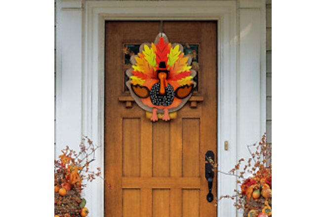 Thanksgiving decorations Turkey Decor Door Hanger