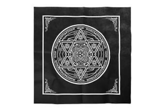 Altar Cloth Mysterious Hexagonal Star Flower Alter Tarot Spread Tablecloth