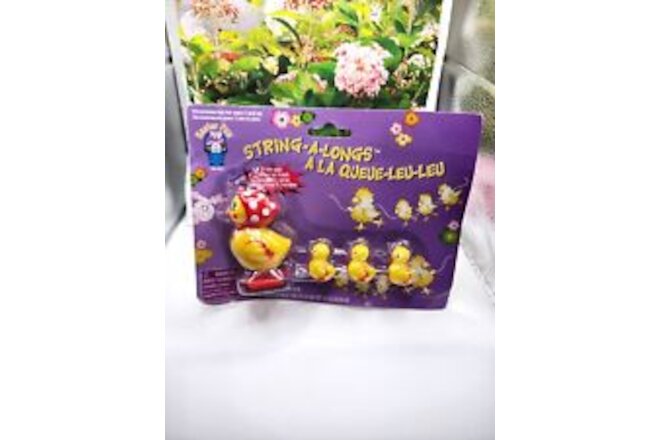 VINTAGE EASTER WINDUP CHICK DUCK FAMILY NOVELTY TOYS SEALED