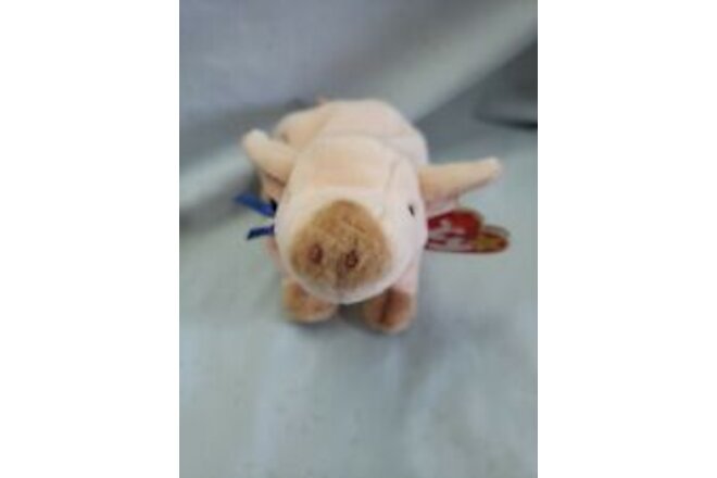 MINT NWT 1999 Retired KNUCKLES The PIG TY Original Beanie Baby Babies