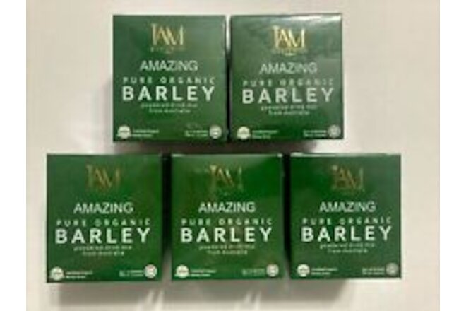 I Am Worldwide Amazing Barley Powdered Juice Boost Energy Pure Organic 5 Boxes