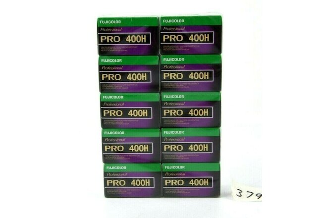 Fuji PRO 400H 35mm 36 exposure 10 Pack Fresh (date 11/22) Film - NEW, USA