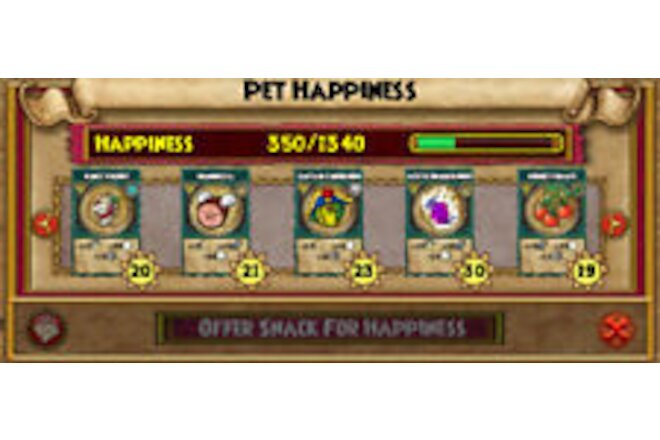 Wizard101 mega snack farming: Rank 8 and 9 mega snacks! 12.5k+ pet XP overnight!
