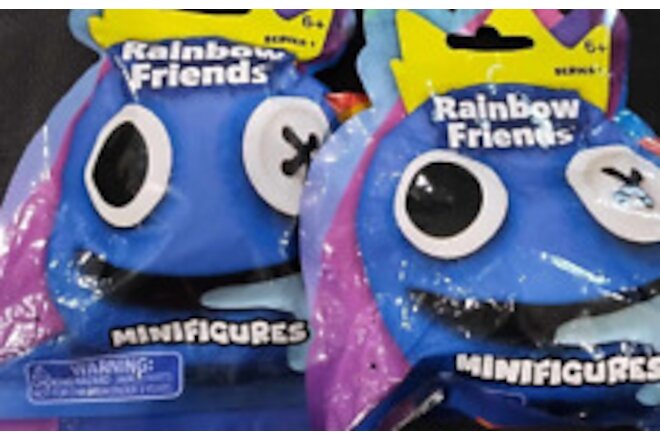 Rainbow Friends Mini Figures Myustery 2X Brand New In Package UNOPENED
