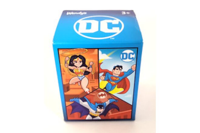 WENDYS DC HEROES MINI FIGURES BLIND BOX BLUE 4 SEALED BATMAN SUPERMAN