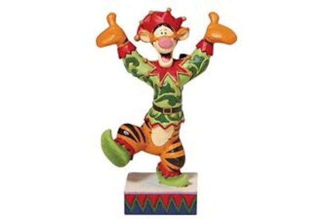 Disney Traditions by Jim Shore Tigger Elf Personality Pose Figurine, 4.92 Inc...