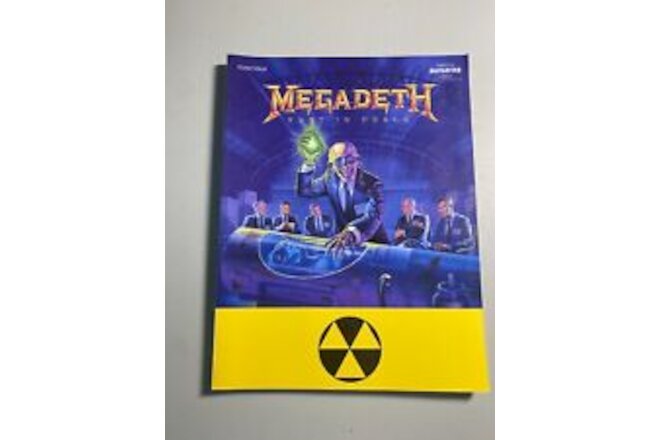 Megadeth Rust In Peace Guitar Tab SC Book (1994) - Dave Mustaine NM!