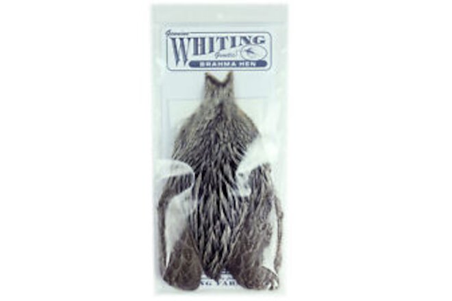 Whiting Farms Brahma Hen Capes Cream Badger