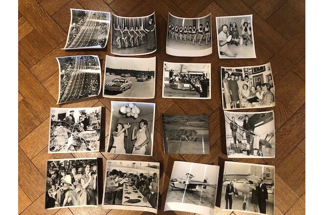 (16) Vintage Photographs Indianapolis Star Newspaper Art History Pictures LOT