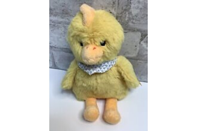 Steiff Chickilee Plush Bird Bandana Happy Farm Stuffed Animal Yellow Lovey 9”