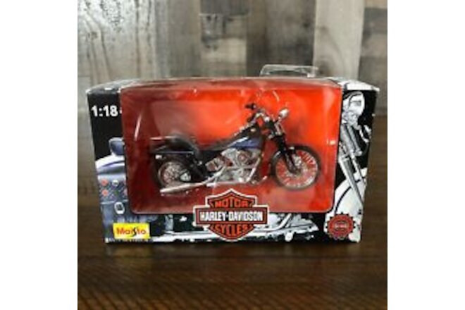 Maisto Harley-Davidson FXSTSB Bad Boy 1:18 Diecast Motorcycle 1997 *NEW IN BOX*